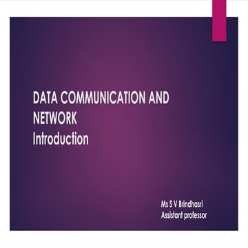 Data Communications and Computer Networks | PPTX