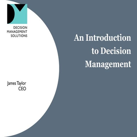 Introduction to decision management