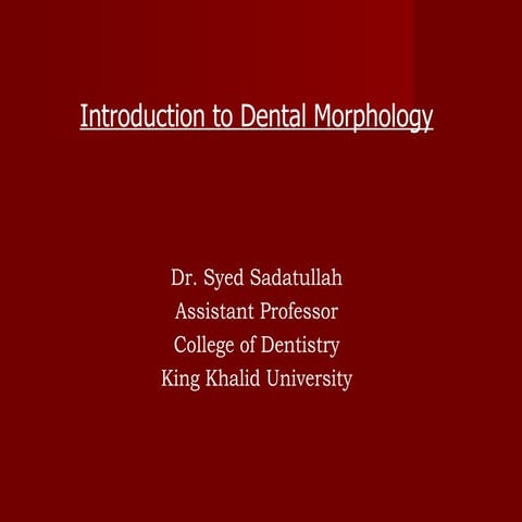 Dental Terminology | PPT