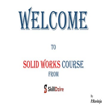 Introduction to Design Cycle, CAD, Solid Works.pptx