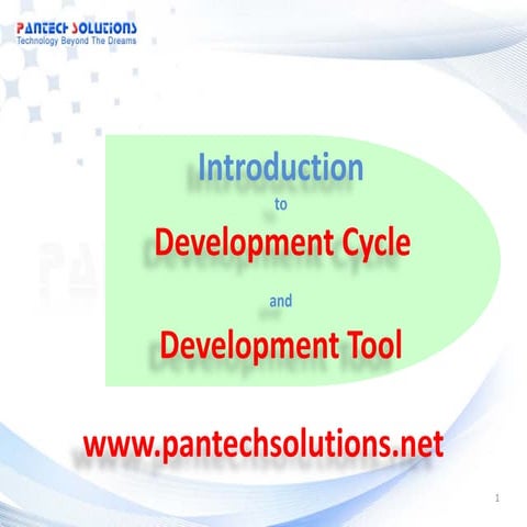 Embedded system-Introduction to development cycle and development tool ...