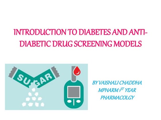 screening model for diabetes | PPT