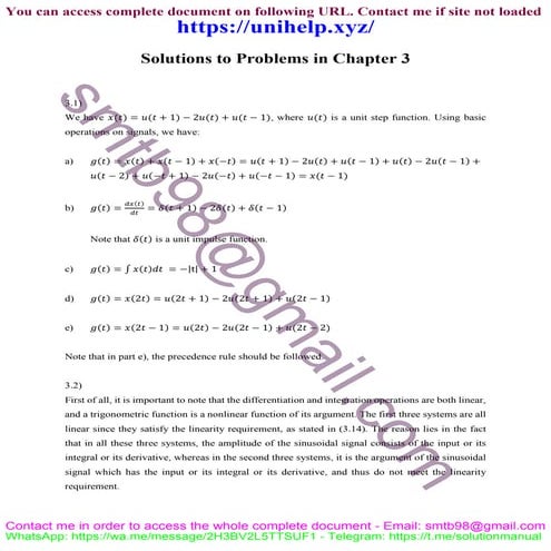 Solutions for Problems – Introduction to Digital Communications by Ali Grami