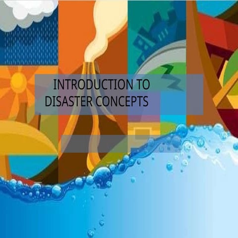 introduction to disaster concepts module