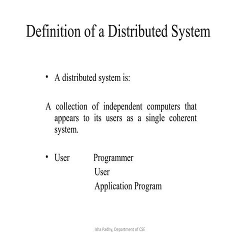 Introduction to distributed system | PPT | Computing | Technology ...