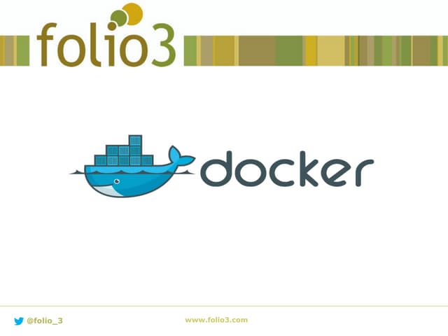 Introduction to Docker