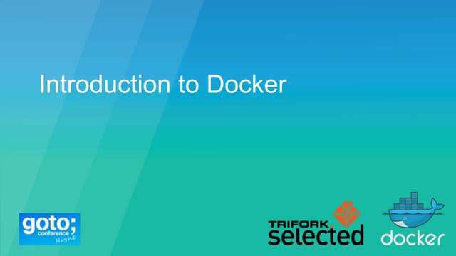 Introduction to docker