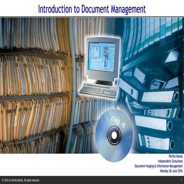 Introduction to Document Management