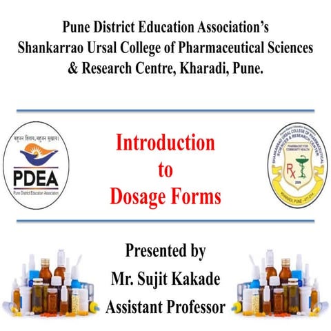 Introduction to Dosage Forms | PPT