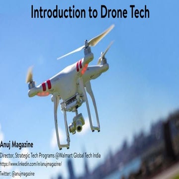 Introduction to Drone Tech