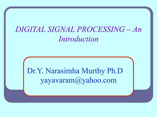 Introduction to DSP.ppt