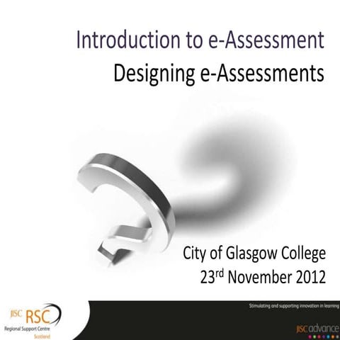 Introduction to e-Assessment