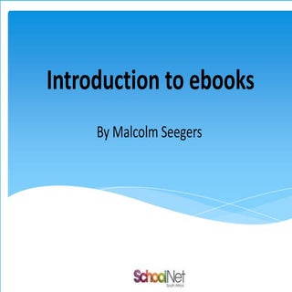 Introduction to e books