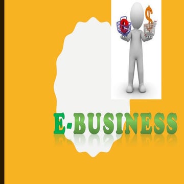 Introduction to E-Business