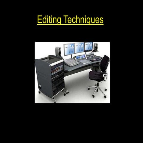 Introduction to editing