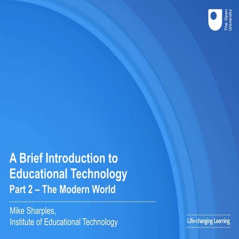 A Brief Introduction to Educational Technology - Part 2