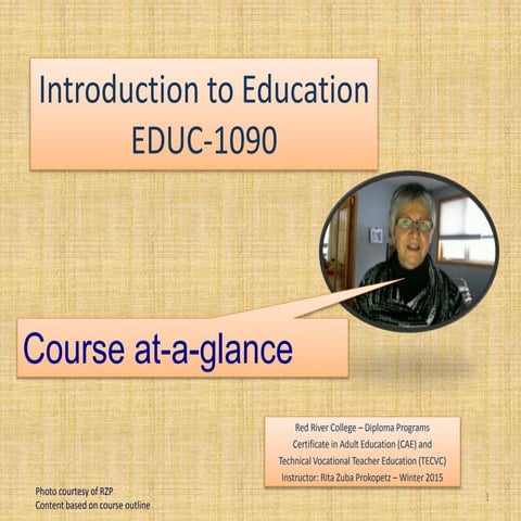 EDUC-1090 Online: Introduction to Education