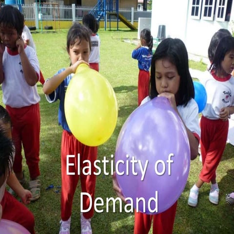 Elasticity of Demand