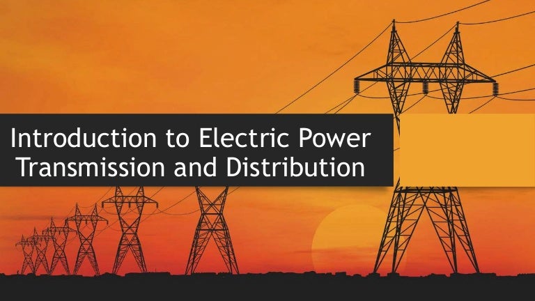 Introduction To Electric Power Transmission And Distribution