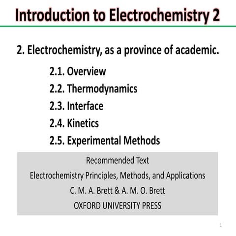 Introduction to electrochemistry 2 by t. hara