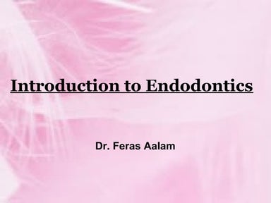 Introduction to endodontics2009(new)