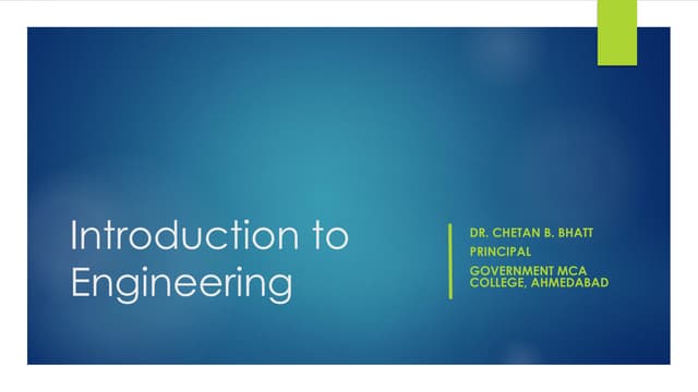 Introduction To Engineering Ppt Introduction To Engineering Ppt