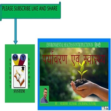 Introduction to environmental health in hindi