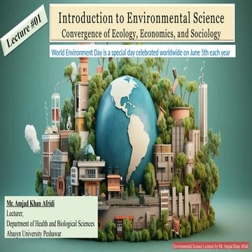 Introduction to Environmental Science