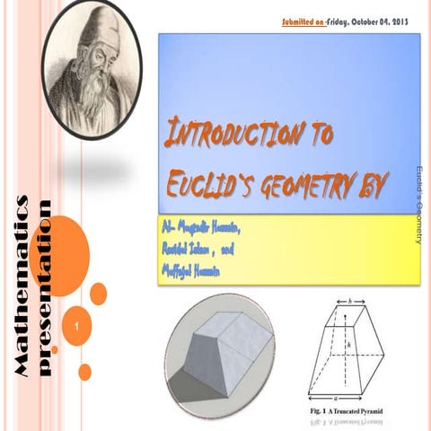 Introduction to euclid`s geometry by Al- Muktadir hussain