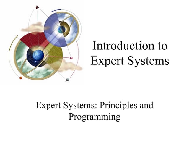 Introduction to Expert Systems {Artificial Intelligence}
