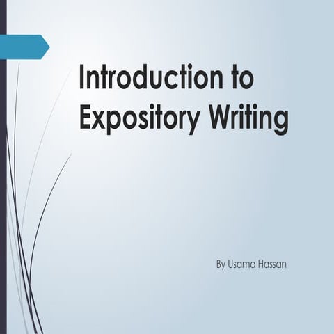 GENG-201 Expository Writing Outline pdf document | PDF