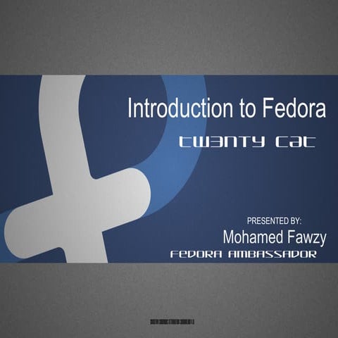 Introduction to fedora   20cat