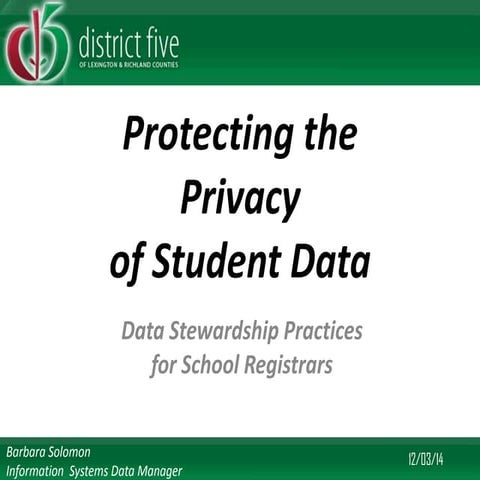 Introduction to ferpa   module 1