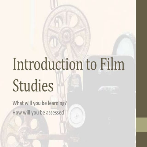 Introduction to Film Studies