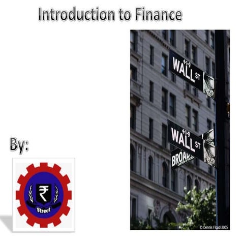Introduction to Finance