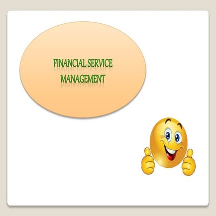 Introduction to financial services