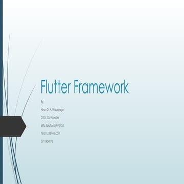 Introduction To Flutter Framework.......pptx