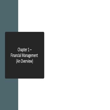 Introduction to FM financial management studies