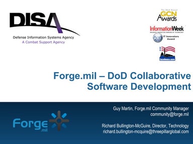 2011 NASA Open Source Summit - Forge.mil