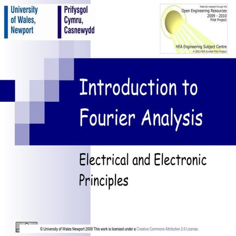 Introduction to fourier analysis