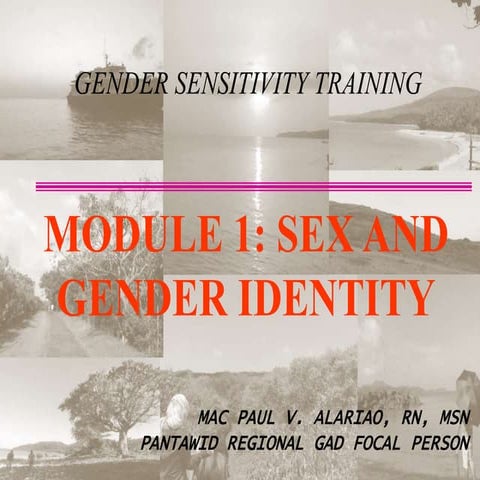 BASIC GENDER SENSITIVITY TRAINING
