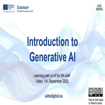 Introduction to Generative AI, Salto Digital