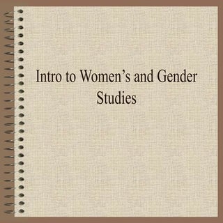 Introduction to Women's and Gender ...