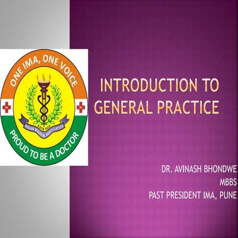 Introduction to general practice