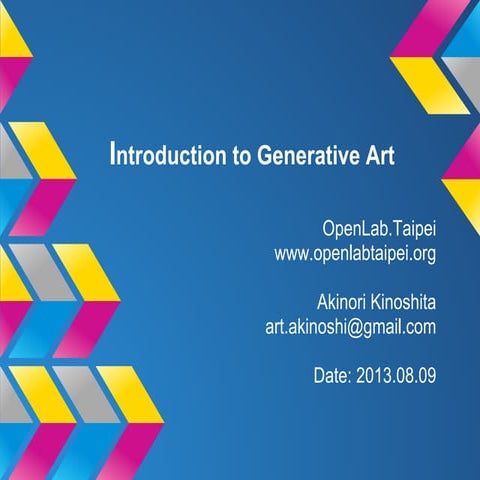 Introduction to generative art | PDF