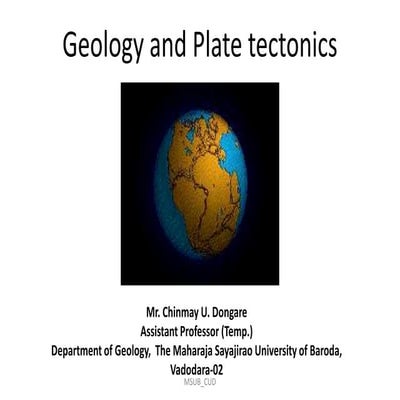 Introduction to geology and plate tectonics