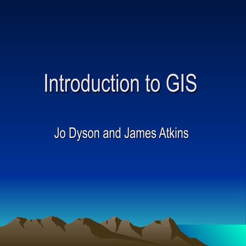 Introduction To Gis With Employment Info