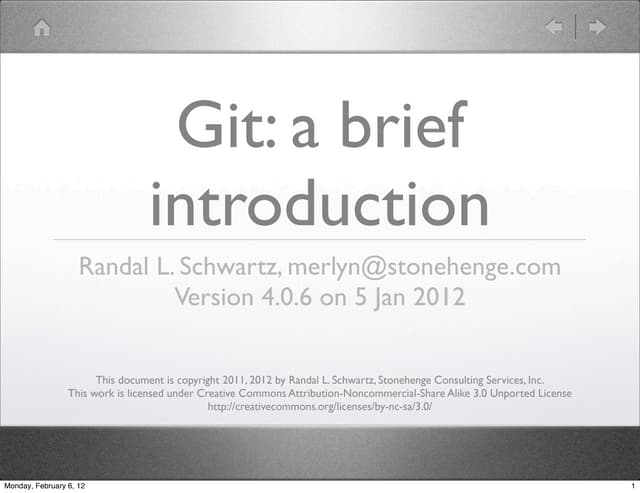 Introduction to git
