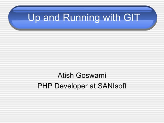 Introduction to Git