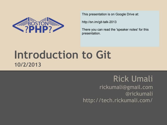 Introduction to Git